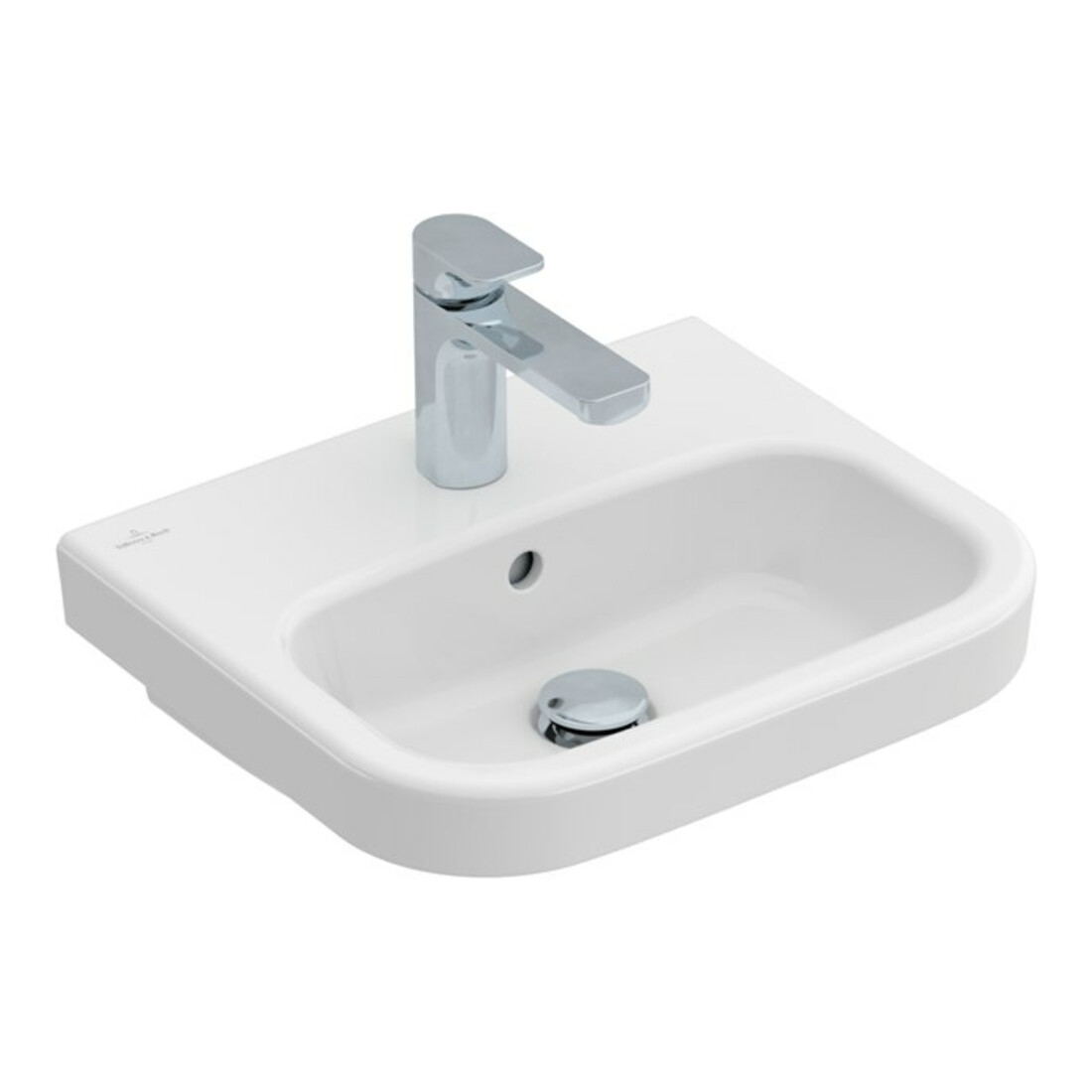 V&B Architectura Lavabo à main 45x38 cm, 1 trou robinet, avec trop-plein, blanc