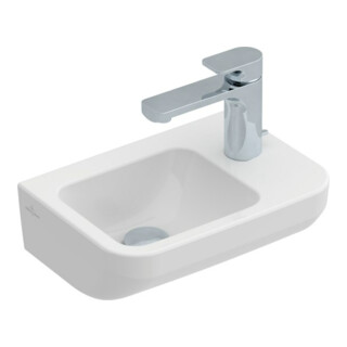 V&B Architectura Lavabo à poser 36x26cm, 1 trou robinet, sans trop-plein, blanc