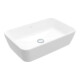 V&B Architectura Lavabo à poser 60x40 cm, carré, sans trop-plein, blanc C-plus-1