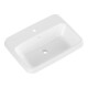 V&B Architectura lavabo encastré 60x45 cm, avec vidage, 1 trou robinet, blanc-3