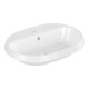 V&B Architectura lavabo encastré 60x45 cm, ovale, 1 trou, avec trop-plein, blanc C-plus-1