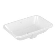 V&B Architectura Lavabo sous-plan 57x37cm, carré, avec trop-plein, blanc C-plus