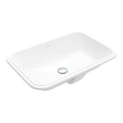 V&B Architectura Sous-meuble lavabo 57x37 cm, carré, avec trop-plein, blanc-3