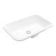 V&B Architectura Sous-meuble lavabo 57x37cm, carré, sans trop-plein, blanc-1