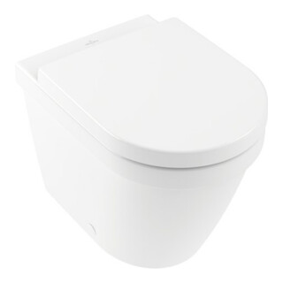 V&B Architectura WC sur pied, cuvette à chasse profonde 37x54cm, sans rebord, D-Flush, blanc C-plus