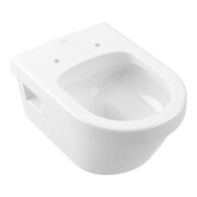 V&B Architectura WC suspendu, cuvette à chasse profonde 37x53 cm, ovale, sans rebord, sortie horizontale, blanc-1