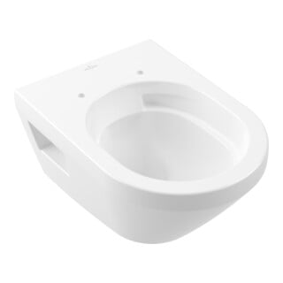 V&B Architectura WC suspendu, cuvette à chasse profonde 37x53 cm, rond, sans bride, blanc, A-bac C+