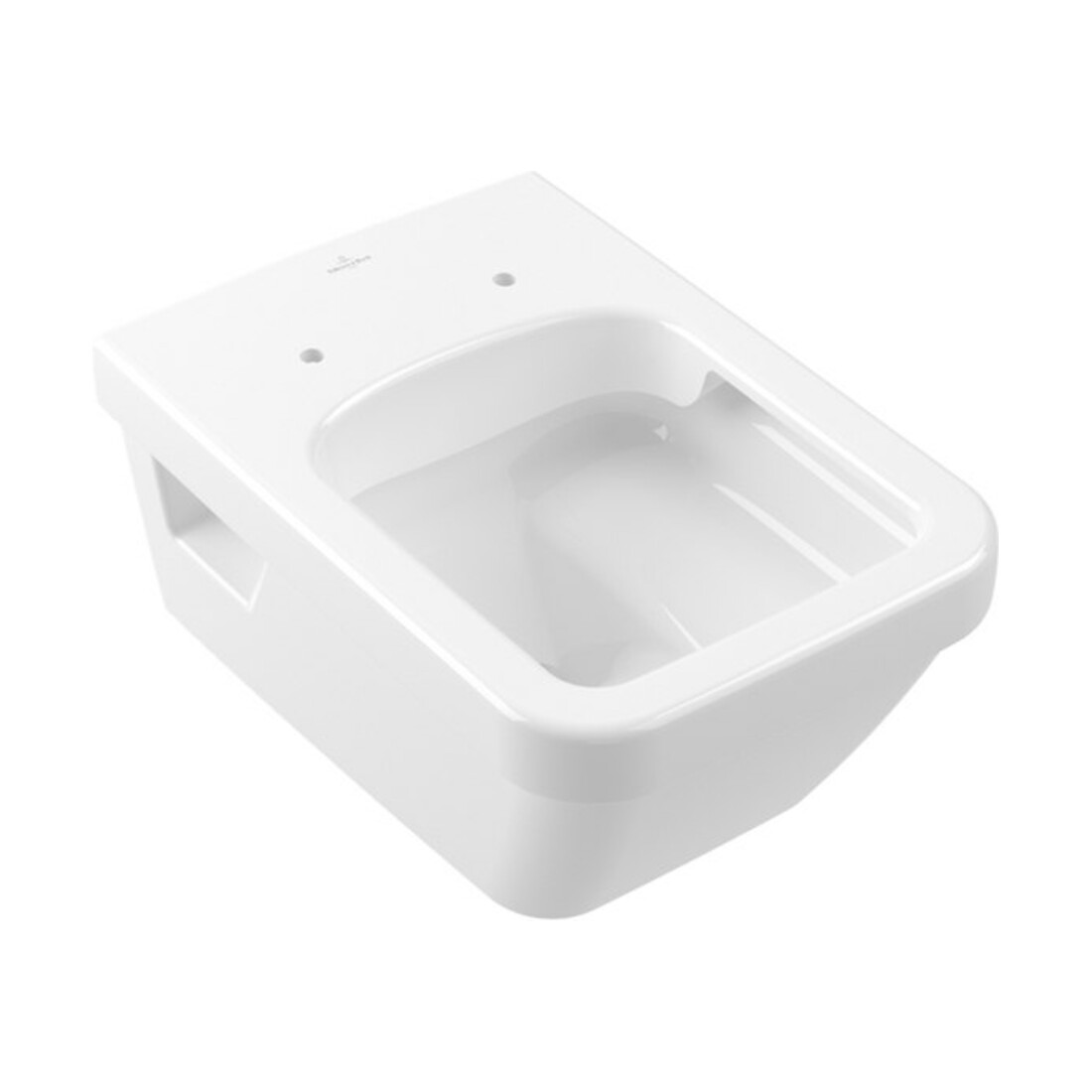 V&B Architectura WC suspendu, cuvette à chasse profonde 37x53cm, D-Flush, blanc AntiBac C-plus