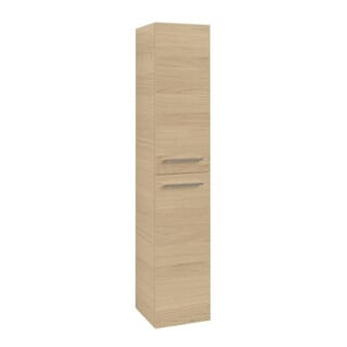 V&B Armoire haute Avento 35x176x40,4 cm, 2 portes, droite, verre, Nord Oa