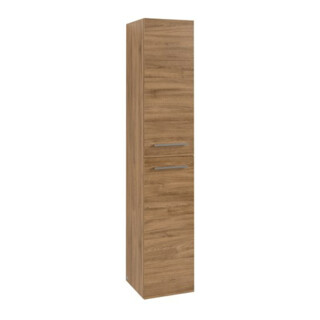 V&B Armoire haute Avento 35x176x40,4cm, 2 portes, gauche, verre glaçé, Kan Oa