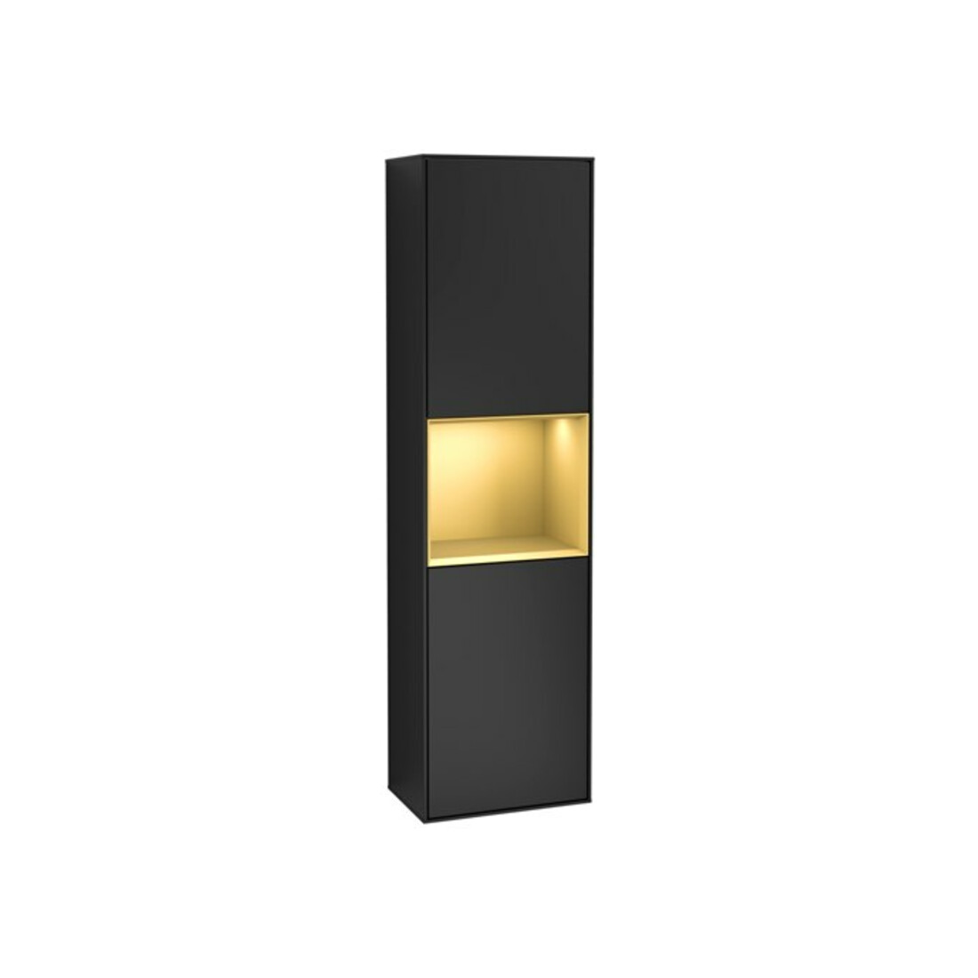 V&B Armoire haute Éclairage mural Finion 41,8x151,6cm, g, Or rg m Laq, bleu m Laq