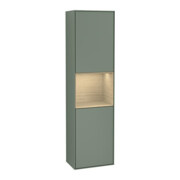 V&B Armoire haute Éclairage mural Finion 41,8x151,6cm, g, placage Rg Oa, ol m laqué