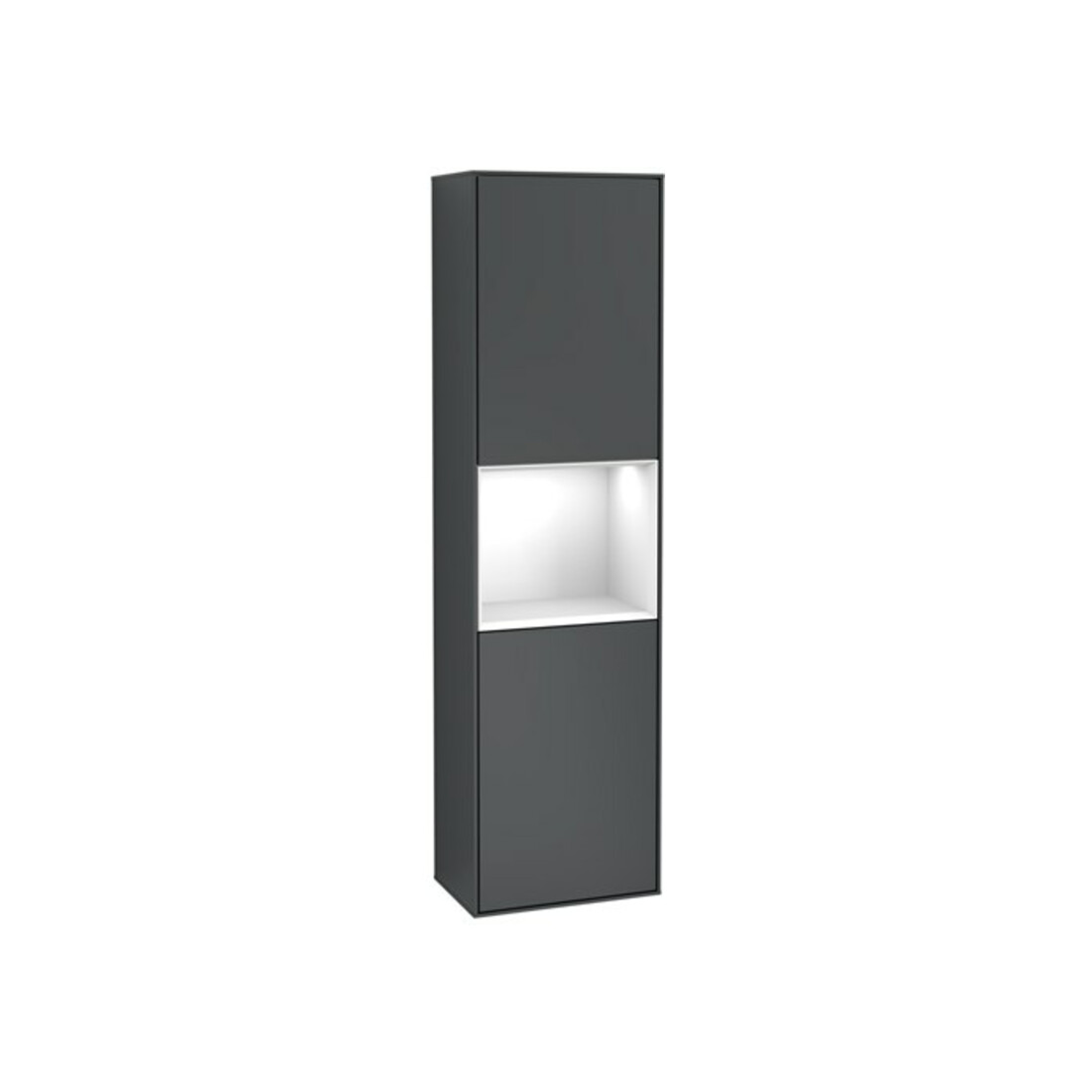 V&B Armoire haute Éclairage mural Finion 41,8x151,6cm, g, Rg g w La, md bl. m Lac