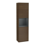 V&B Armoire haute Éclairage mural Finion 41,8x151,6cm, g, Rg md b m Lac, ven noyer
