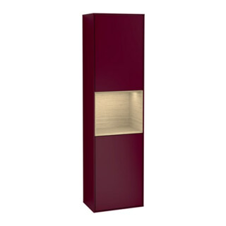 V&B Armoire haute Éclairage mural Finion 41,8x151,6cm, gauche, Reg Oa Venerr, Peo m