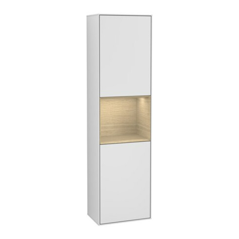 V&B Armoire haute Éclairage mural Finion 41,8x151,6cm, l, Rg Oa Venerr, bl. avec laque