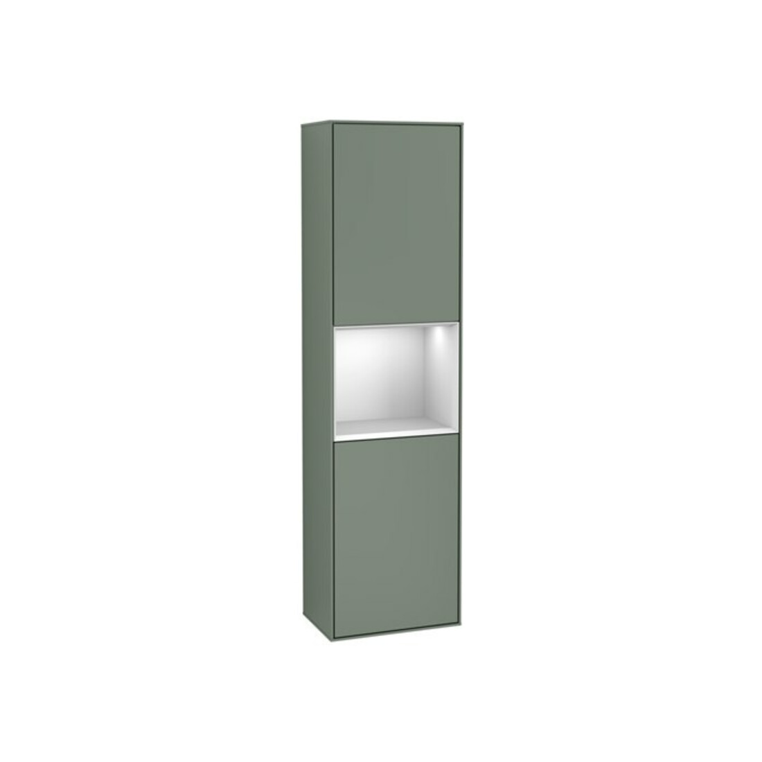 V&B Armoire haute Éclairage mural Finion 41,8x151,6cm, l, Rg w m Lac, Oli. m Lac