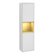 V&B Armoire haute Finion 41,8x151,6 cm, droite, laque or mat, blanc mat-1