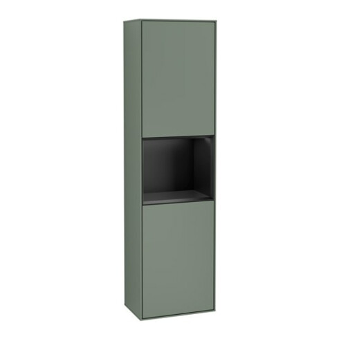 V&B Armoire haute Finion 41,8x151,6 cm, g, Rg b m Lac, Oli. m Lac
