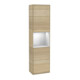 V&B Armoire haute Finion 41,8x151,6cm, droite, blanc brillant, poignée Oa ven-1