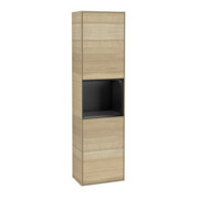 V&B Armoire haute Finion 41,8x151,6cm, droite, étagère bleue mat, Oa ven