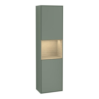 V&B Armoire haute Finion 41,8x151,6cm, droite, placage Rg Oa, huile avec laque