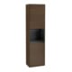 V&B Armoire haute Finion 41,8x151,6cm, droite, Reg bleu mat Lac, noyer veinée-1