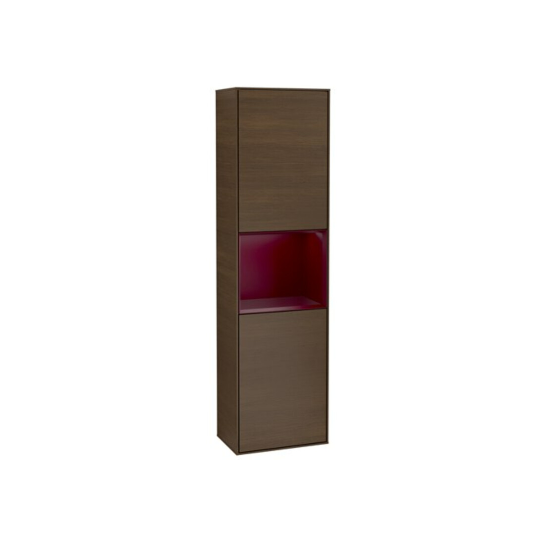 V&B Armoire haute Finion 41,8x151,6cm, droite, Reg Peo m Lac, veinée noyer