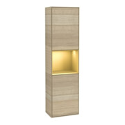 V&B Armoire haute Finion 41,8x151,6cm, droite, réglage hauteur, laqué, Oa ven