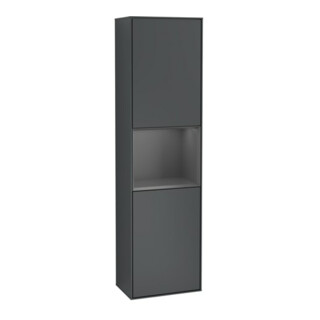 V&B Armoire haute Finion 41,8x151,6cm, droite, Rg A avec La, md bl. avec Lac