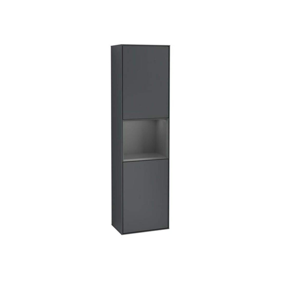 V&B Armoire haute Finion 41,8x151,6cm, droite, Rg A avec La, md bl. avec Lac