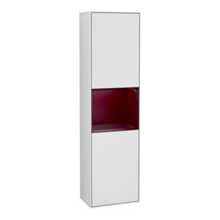 V&B Armoire haute Finion 41,8x151,6cm, droite, Rg Peo m Lac, blanc m Lac
