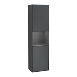 V&B Armoire haute Finion 41,8x151,6cm, g, Rg A m La, md bl. m Lac