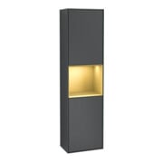 V&B Armoire haute Finion 41,8x151,6cm, g, Rg g m La, md bl. m Lac