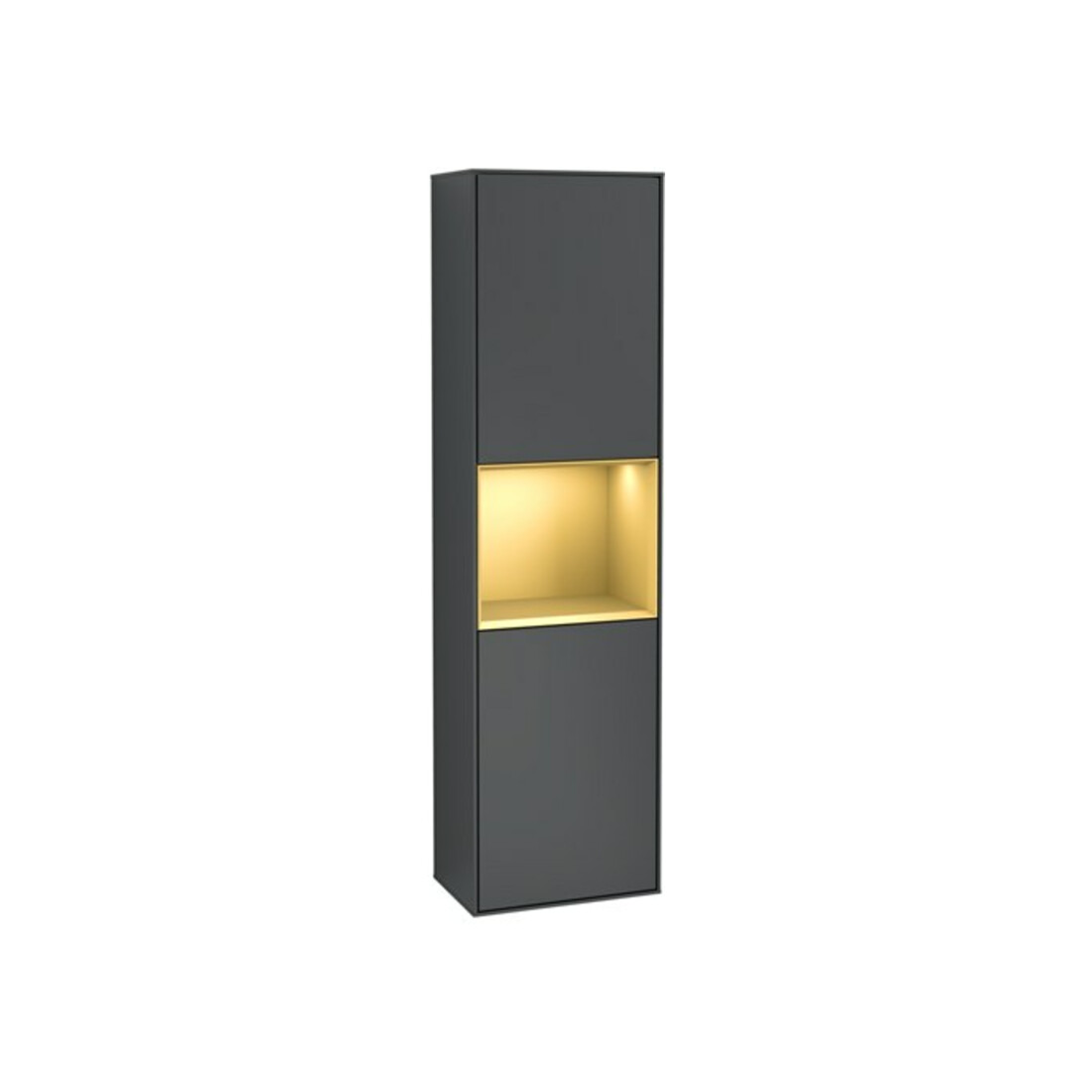 V&B Armoire haute Finion 41,8x151,6cm, g, Rg g m La, md bl. m Lac