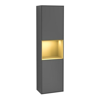 V&B Armoire haute Finion 41,8x151,6cm, g, Rg g m Lac, Anthrac. m
