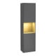 V&B Armoire haute Finion 41,8x151,6cm, g, Rg g m Lac, Anthrac. m-1