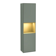 V&B Armoire haute Finion 41,8x151,6cm, g, Rg g m Lac, Oli. m Lac