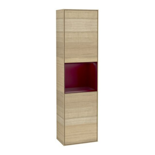 V&B Armoire haute Finion 41,8x151,6cm, gauche, étagère Peo m Lac, Oa ven