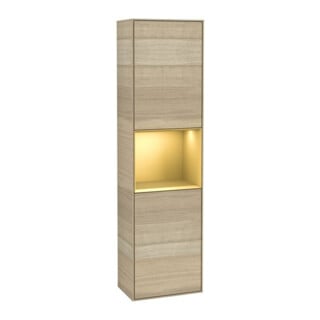 V&B Armoire haute Finion 41,8x151,6cm, gauche, étagère réglable, laqué, Oa ven