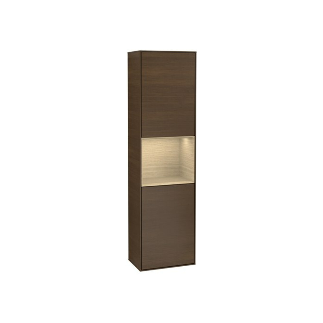 V&B Armoire haute Finion 41,8x151,6cm, gauche, placage noyer ven