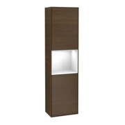 V&B Armoire haute Finion 41,8x151,6cm, r, Rg blanc brillant Lac, wal ven