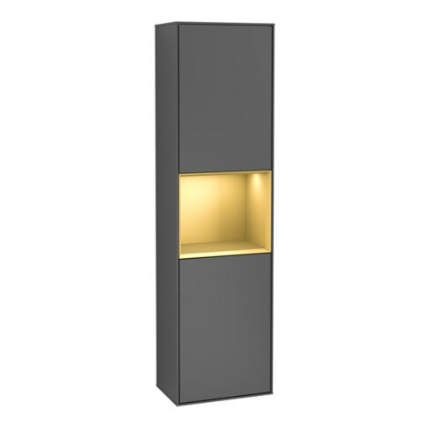 V&B Armoire haute Finion 41,8x151,6cm, r, Rg g m Laqué, Anthracite m