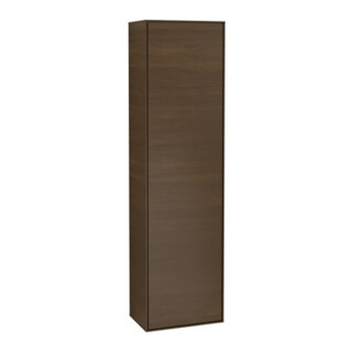 V&B Armoire haute Finion 41,8x151,6x27cm, porte droite, placage noyer