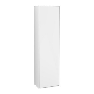 V&B Armoire haute Finion 41,8x151,6x27cm, porte gauche, blanc brillant Lac