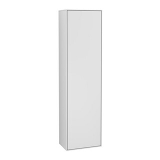 V&B Armoire haute Finion 41,8x151,6x27cm, porte gauche, blanc mat Lac