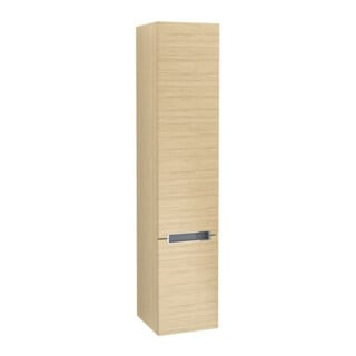 V&B Armoire haute Subway 2.0 35x165x37 cm, gauche, poignée chrome, chêne nordique