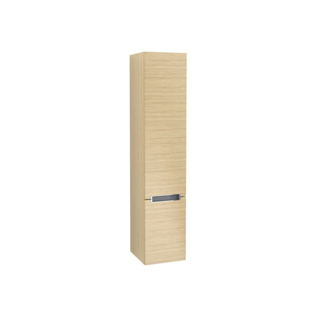 V&B Armoire haute Subway 2.0 35x165x37 cm, gauche, poignée chrome, chêne nordique