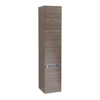 V&B Armoire haute Subway 2.0 35x165x37cm, droite, chromé, chêne Arizona