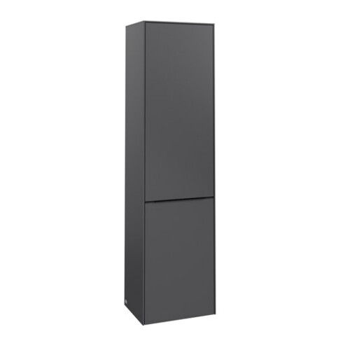 V&B Armoire haute Subway 3.0 40x171x36,2 cm, porte L/Gr bleu volcan, graphique